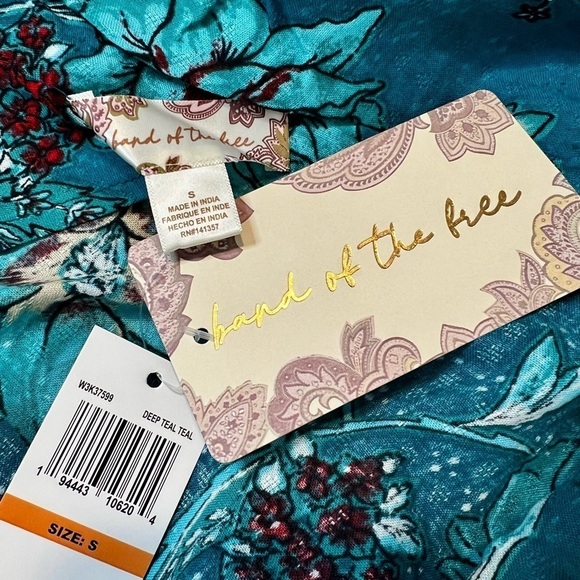 NWT! Band of Gypsies Band of the Free AUDETTE FLORAL HALTER MIDI DRESS. Small. - Picture 7 of 10